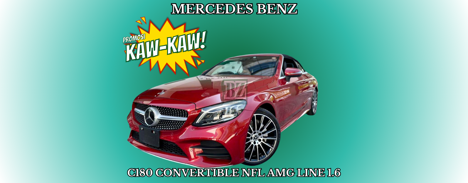 MERCEDES BENZ C180 CONVERTIBLE NFL
